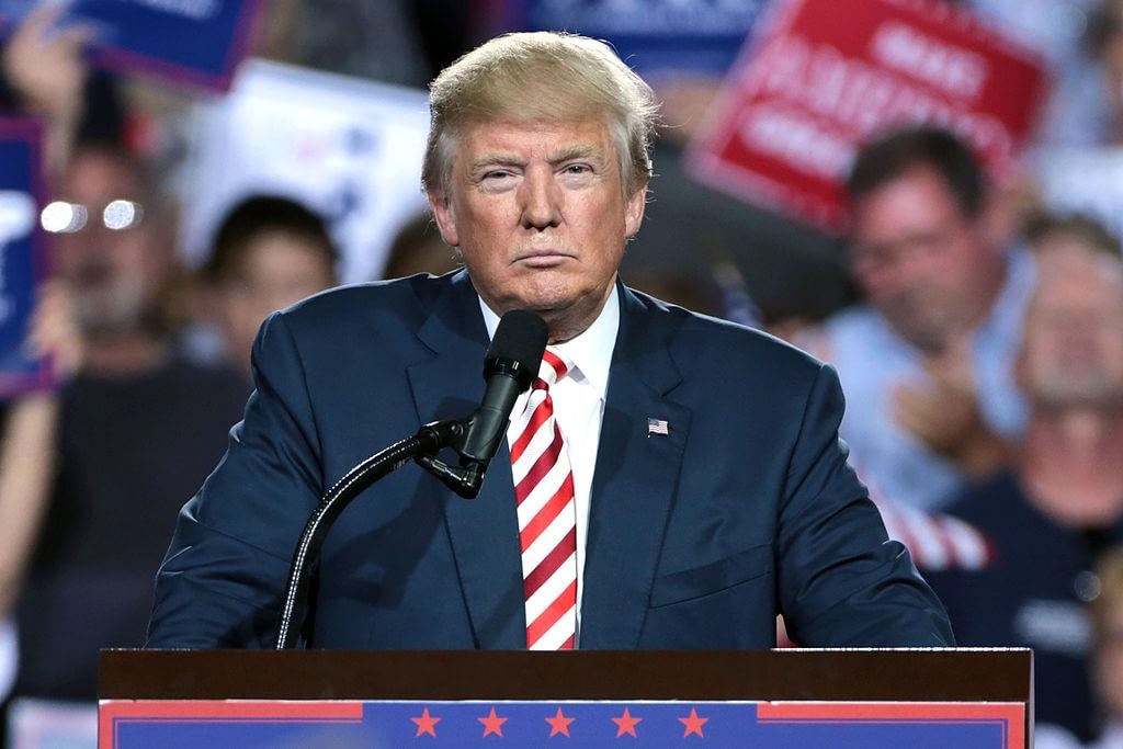 Supreme Court Short List: Donald Trump listening at rally.
